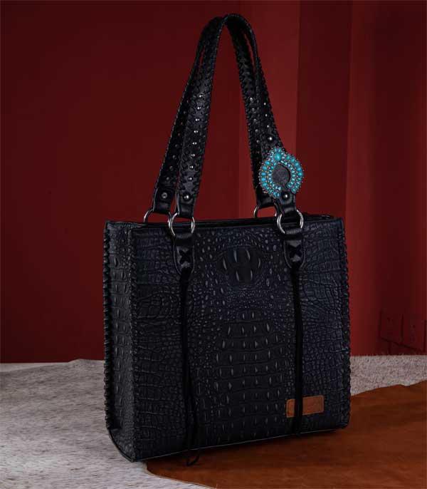 New Arrival :: Wholesale Wrangler Croc Concealed Carry Tote