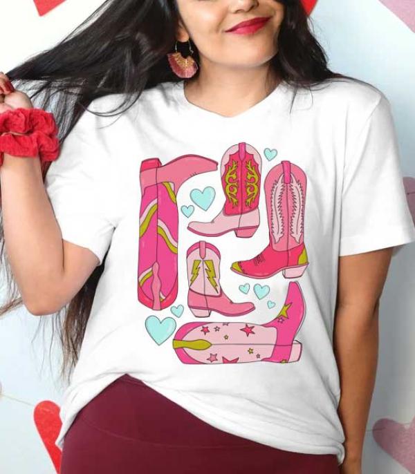 GRAPHIC TEES :: GRAPHIC TEES :: Wholesale Western Valentines Graphic Tshirt