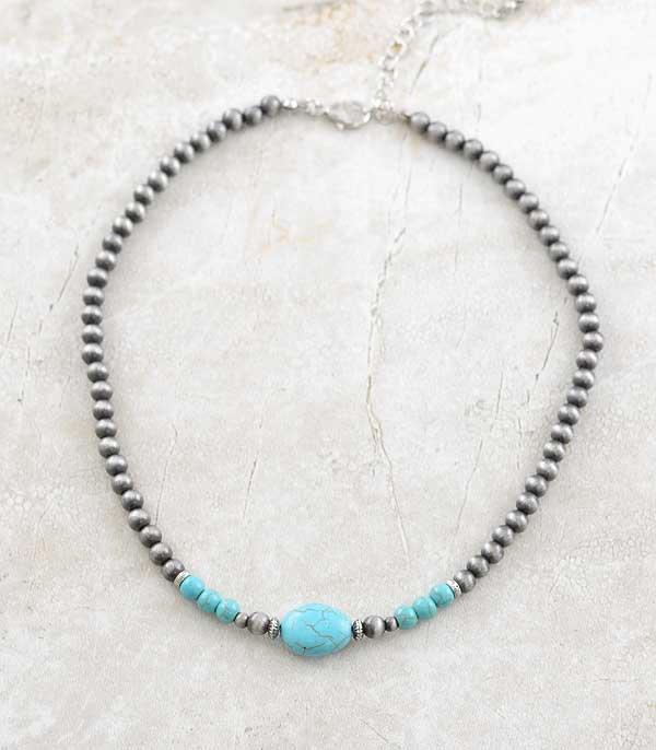 NECKLACES :: WESTERN TREND :: Wholesale Western Navajo Pearl Bead Necklace