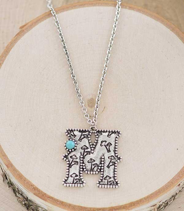 WHAT'S NEW :: Wholesale Western Initial Pendant Necklace