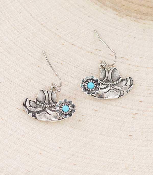 New Arrival :: Wholesale Western Cowboy Hat Dangle Earrings