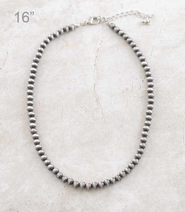 NECKLACES :: TRENDY :: Wholesale Western Navajo Pearl Bead Necklace