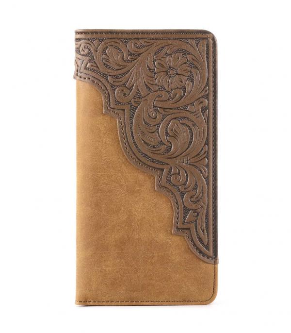 New Arrival :: Wholesale Montana West Embossed Floral Mens Wallet