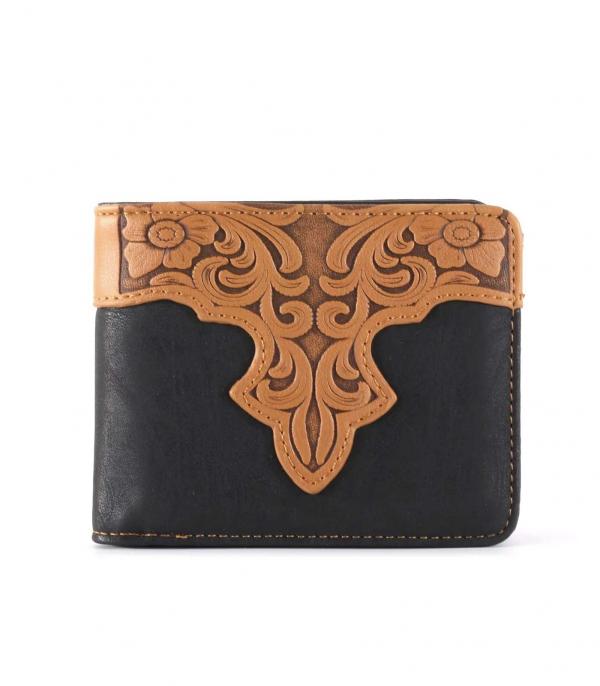 MONTANAWEST BAGS :: MENS WALLETS I SMALL ACCESSORIES :: Wholesale Montana West Embossed Mens Wallet