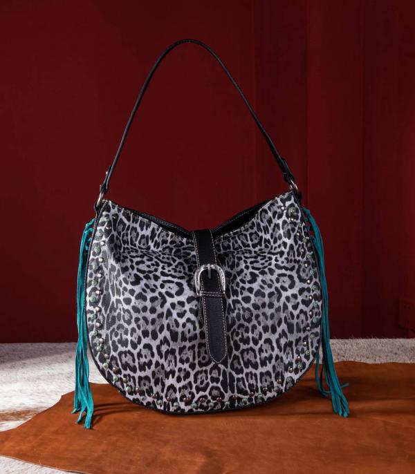 HANDBAGS :: CONCEAL CARRY I SET BAGS :: Wholesale Montana West Leopard Hobo Bag