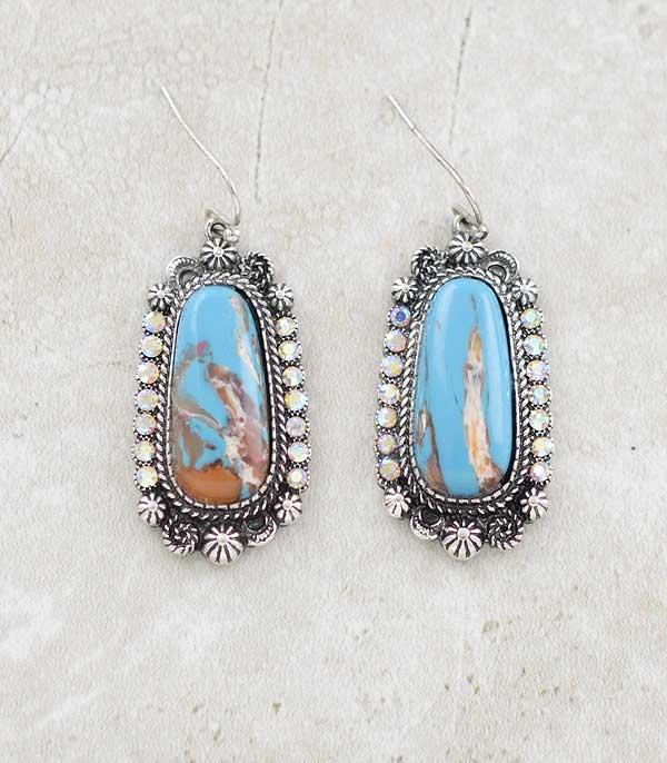 WHAT'S NEW :: Wholesale Western Turquoise Semi Stone Earrings