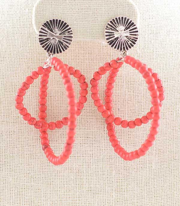 New Arrival :: Wholesale Western Bead Earrings