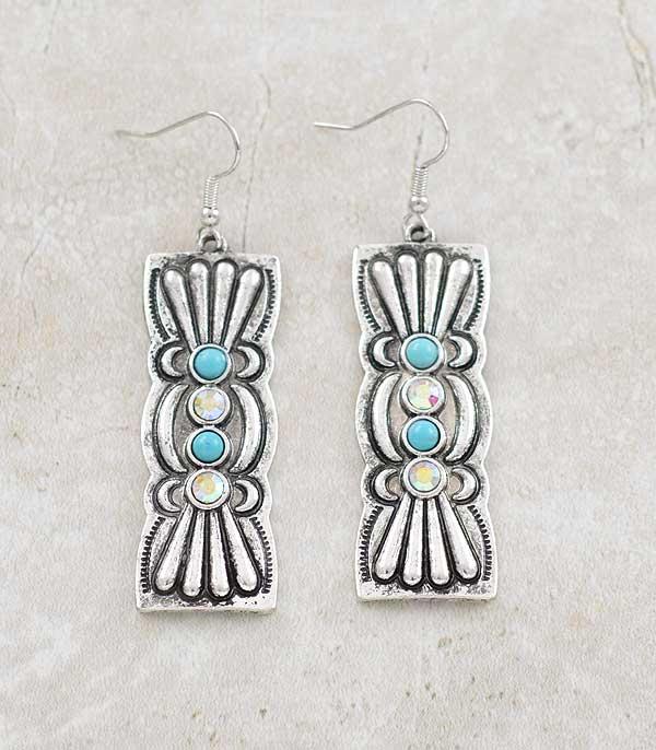 EARRINGS :: WESTERN HOOK EARRINGS :: Wholesale Western Concho Earrings