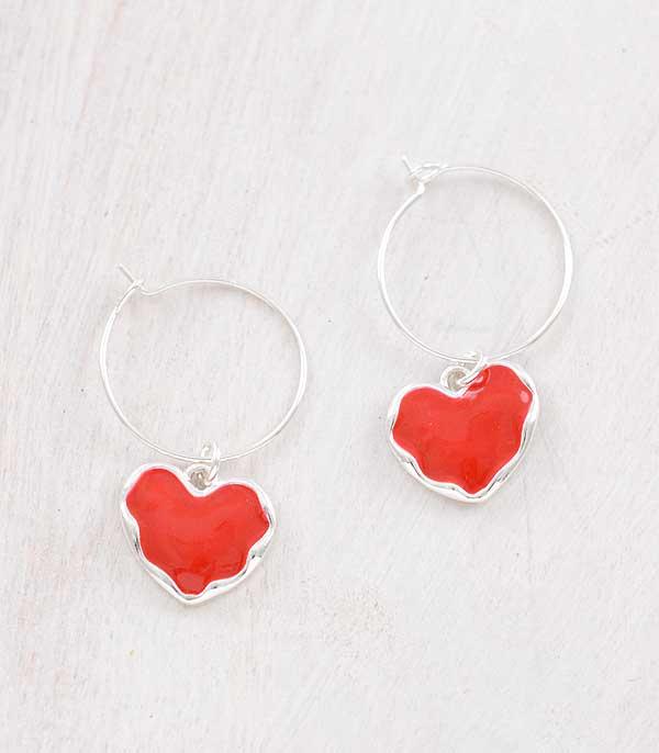 <font color=red>VALENTINE'S</font> :: Wholesale Valentines Day Heart Earrings