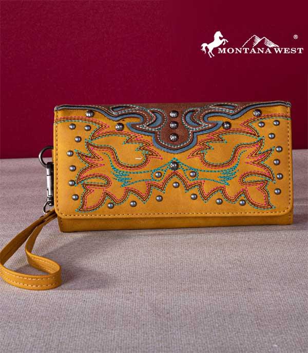 MONTANAWEST BAGS :: WALLETS I SMALL ACCESSORIES :: Wholesale Montana West Embroidered Wallet