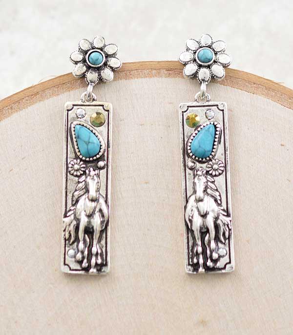 EARRINGS :: WESTERN POST EARRINGS :: Wholesale Western Horse Earrings