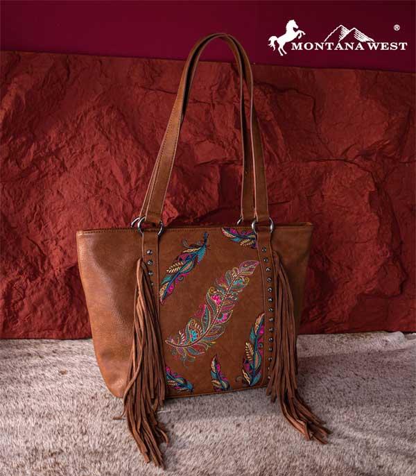 HANDBAGS :: CONCEAL CARRY I SET BAGS :: Wholesale Montana West Feather Concealed Carry Bag