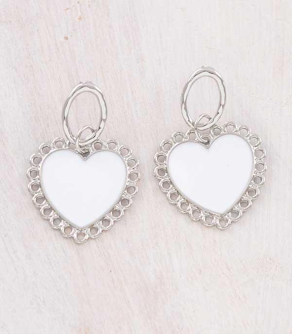 <font color=red>VALENTINE'S</font> :: Wholesale Heart Dangle Earrings