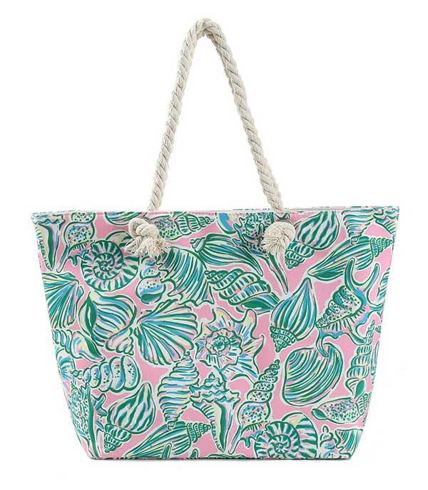 WHAT'S NEW :: Wholesale Sea Life Print Beach Tote Bag