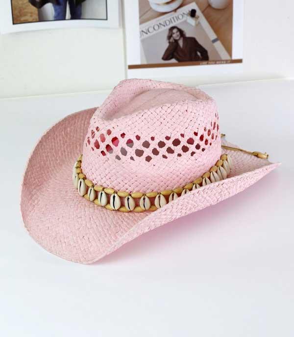 <font color=#FF6EC7>PINK COWGIRL</font> :: Wholesale Coastal Cowgirl Straw Hat
