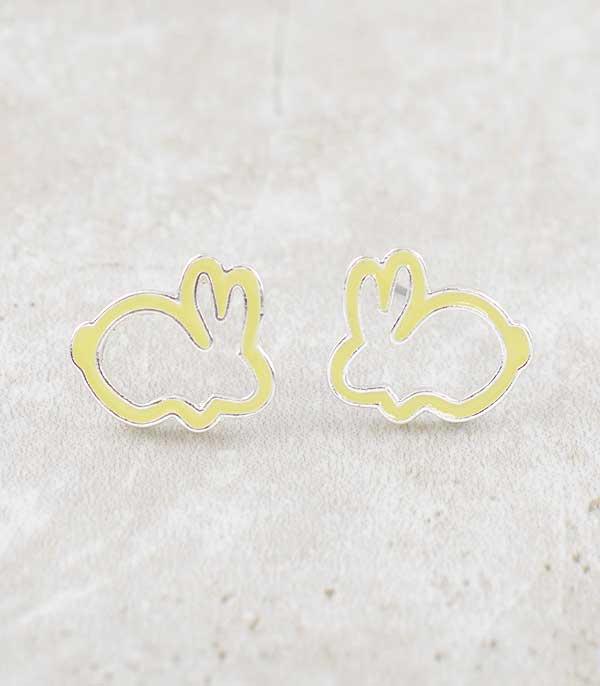 EARRINGS :: POST EARRINGS :: Wholesale Easter Bunny Post Earrings