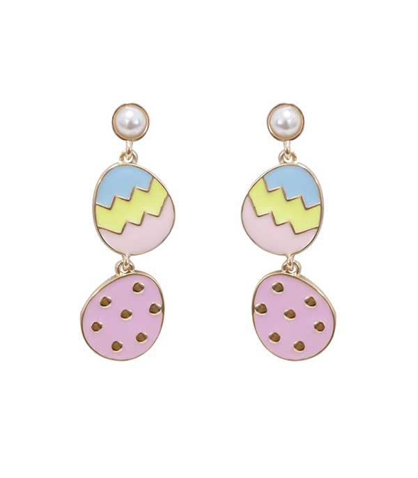 New Arrival :: Wholesale Easter Egg Drop Earrings