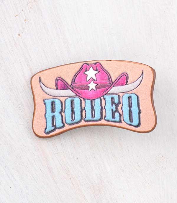 HATS I HAIR ACC :: HAIR ACCESSORIES :: Wholesale Genuine Leather Rodeo Hair Clip
