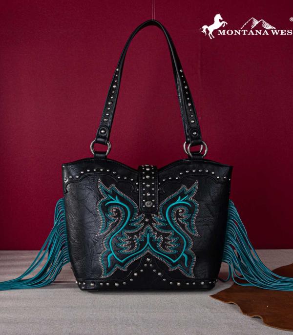 MONTANAWEST BAGS :: WESTERN PURSES :: Wholesale Fringe Concealed Carry Tote