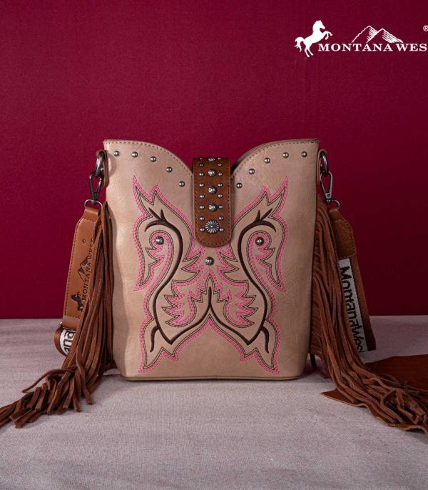 MONTANAWEST BAGS :: CROSSBODY BAGS :: Wholesale Montana West Fringe Crossbody Bag