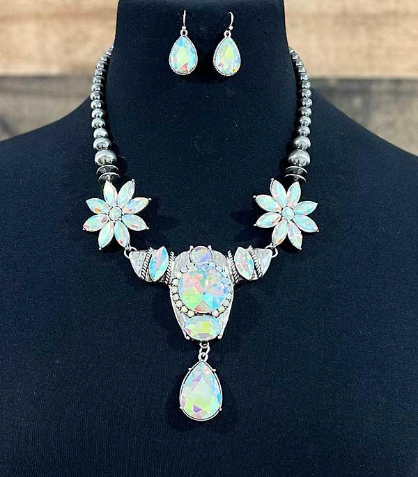 WHAT'S NEW :: Wholesale Tipi Brand Glass Stone Glam Necklace Set