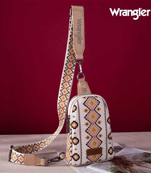 MONTANAWEST BAGS :: WESTERN PURSES :: Wholesale Wrangler Aztec Sling Bag