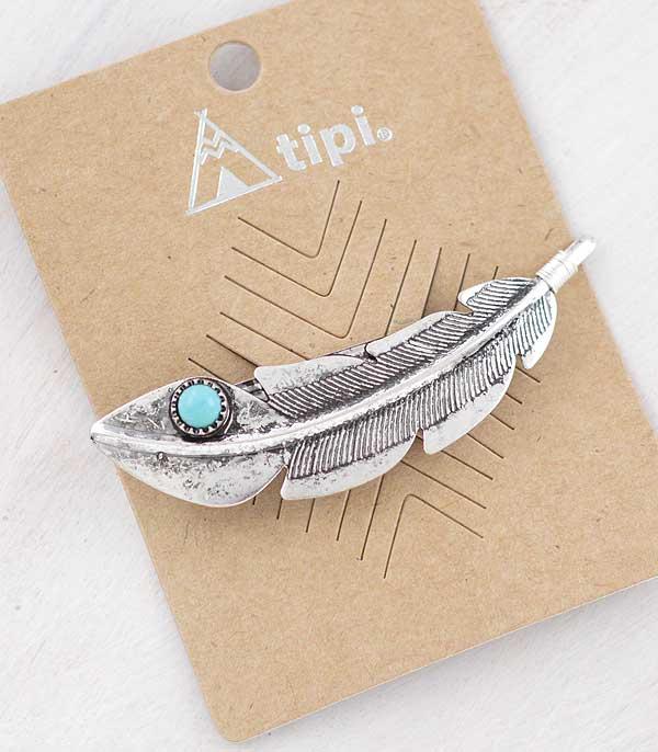 New Arrival :: Wholesale Tipi Brand Western Hair Barrette