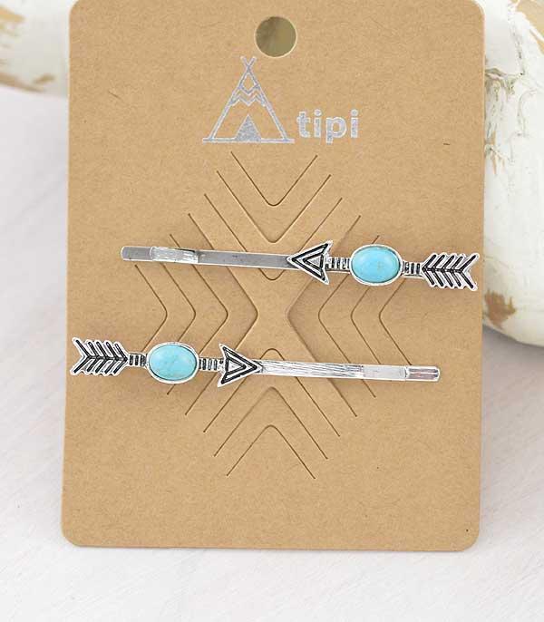 HATS I HAIR ACC :: HAIR ACCESSORIES :: Wholesale Tipi Brand Arrow Hair Pin Set