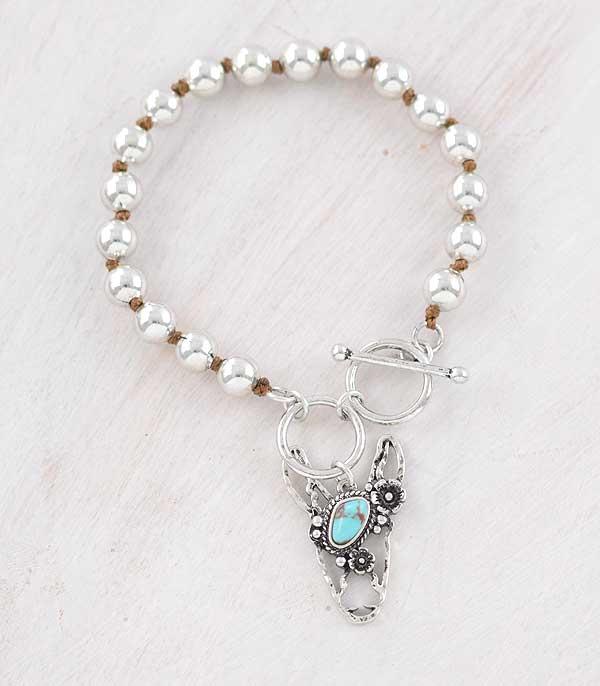 New Arrival :: Wholesale Turquoise Donkey Charm Bracelet