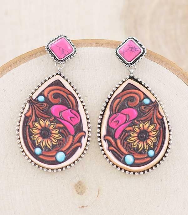 New Arrival :: Wholesale Western Cowboy Hat Earrings