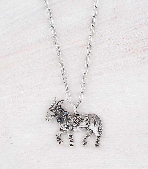 New Arrival :: Wholesale Tipi Brand Donkey Pendant Necklace
