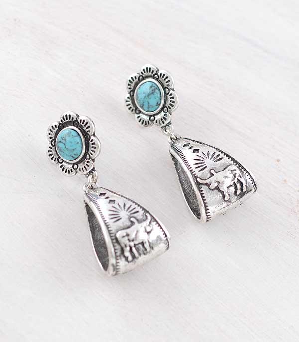 WHAT'S NEW :: Wholesale Western Style Concho Post Earrings