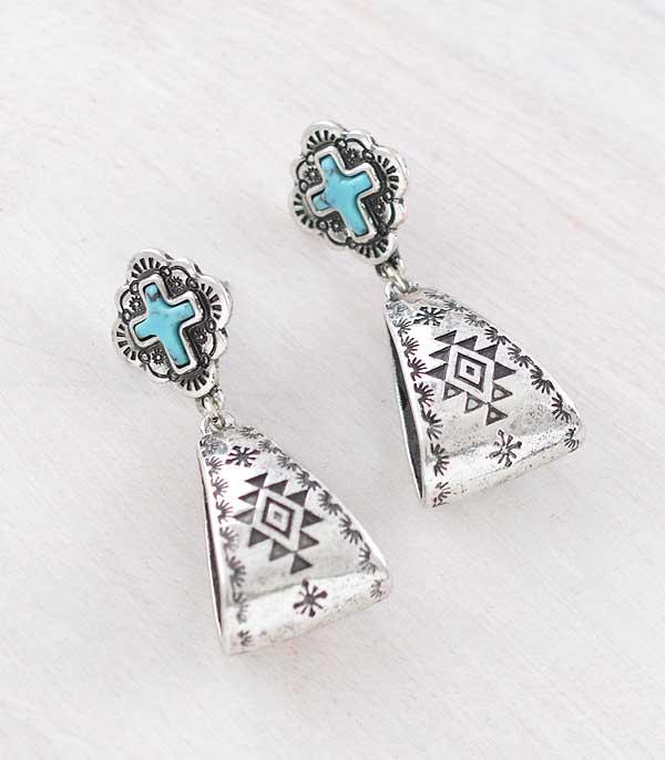 WHAT'S NEW :: Wholesale Western Style Concho Post Earrings