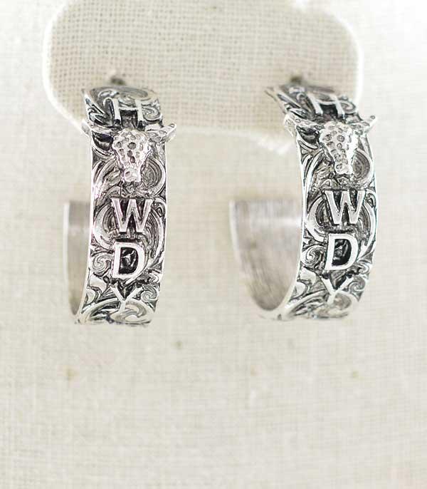 WHAT'S NEW :: Wholesale Western Howdy Hoop Earrings