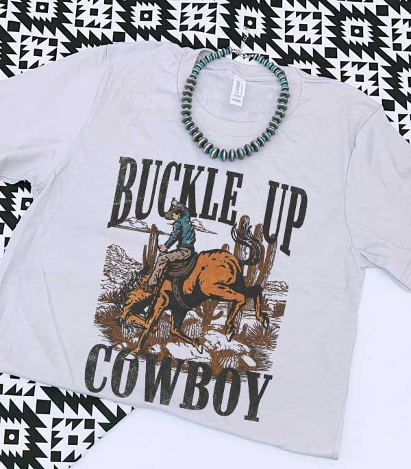 New Arrival :: Wholesale Buckle Up Cowboy Western Tshirt