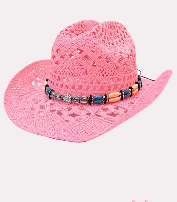 HATS I HAIR ACC :: RANCHER| STRAW HAT :: Wholesale Western Cowgirl Summer Straw Hat