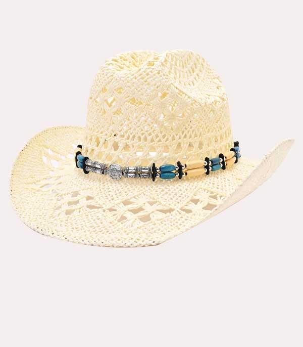 HATS I HAIR ACC :: RANCHER| STRAW HAT :: Wholesale Western Cowgirl Summer Straw Hat