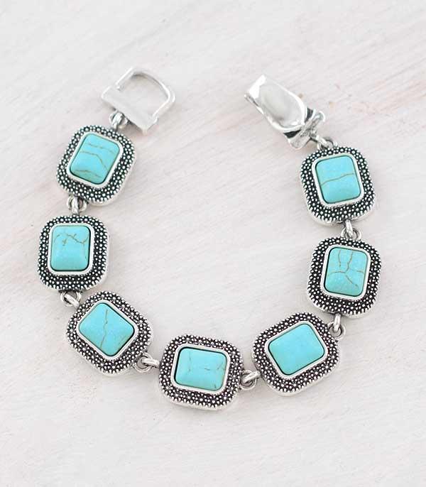 BRACELETS :: LINK :: Wholesale Tipi Brand Turquoise Link Bracelet