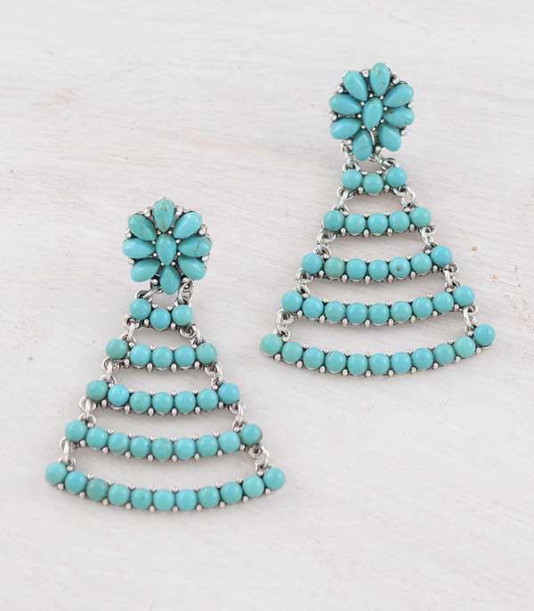 WHAT'S NEW :: Wholesale Western Turquoise Statement Earrings