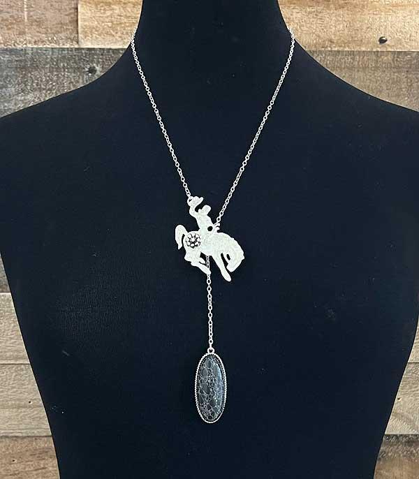 WHAT'S NEW :: Wholesale Western Cowboy Bronco Necklace