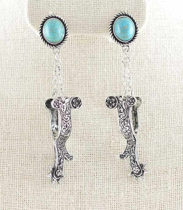 WHAT'S NEW :: Wholesale Western Boot Spur Earrings