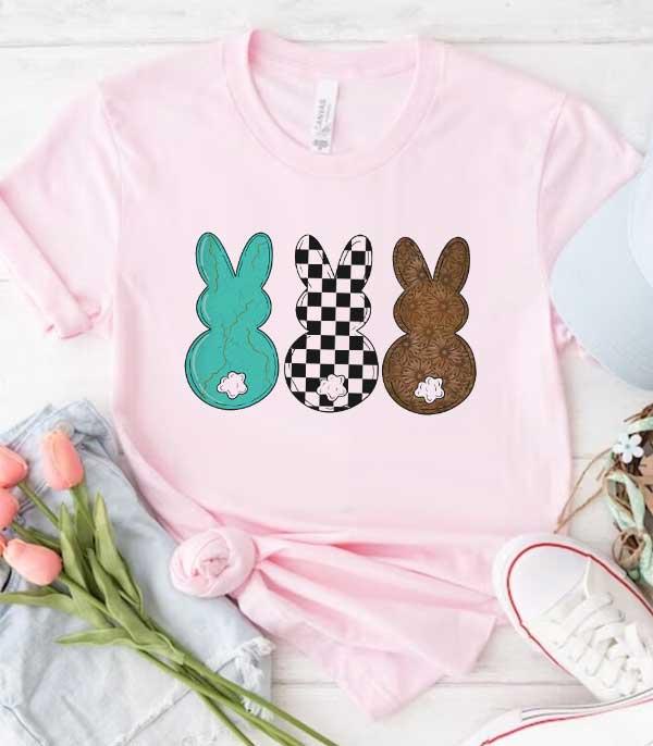 <font color=green>SPRING</font> :: Wholesale Western Bunny Bella Canvas Tshirt