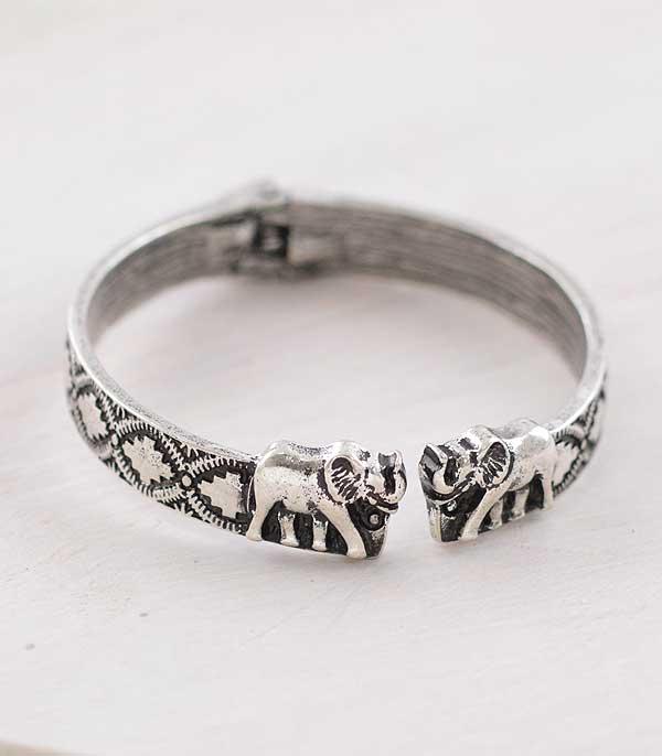 BRACELETS :: CUFF I BANGLE :: Wholesale Aztec Elephant Cuff Bracelet
