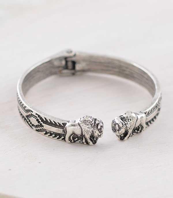 BRACELETS :: CUFF I BANGLE :: Wholesale Western Buffalo Cuff Bracelet