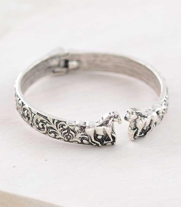 BRACELETS :: CUFF I BANGLE :: Wholesale Western Horse Cuff Bracelet