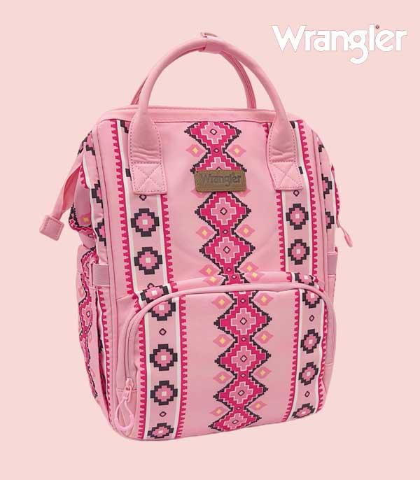 MONTANAWEST BAGS :: WESTERN PURSES :: Wholesale Wrangler Aztec Multi Function Backpack