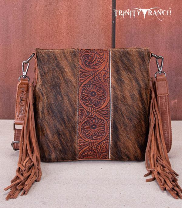 MONTANAWEST BAGS :: TRINITY RANCH BAGS :: Wholesale Cowhide Concealed Carry Crossbody Bag