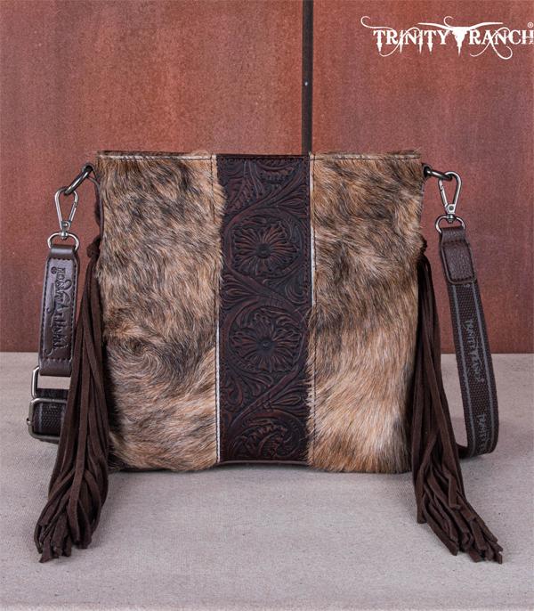 MONTANAWEST BAGS :: TRINITY RANCH BAGS :: Wholesale Cowhide Concealed Carry Crossbody Bag