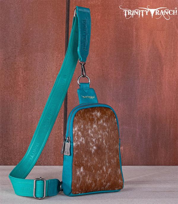 WHAT'S NEW :: Wholesale Trinity Ranch Cowhide Sling Bag