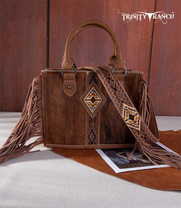 MONTANAWEST BAGS :: TRINITY RANCH BAGS :: Wholesale Cowhide Concealed Carry Tote Crossbody